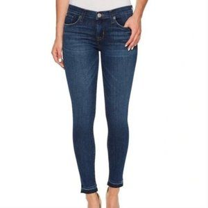 HUDSON Krista Ankle Super Skinny Mid-Rise Jeans | Raw Hem | 27